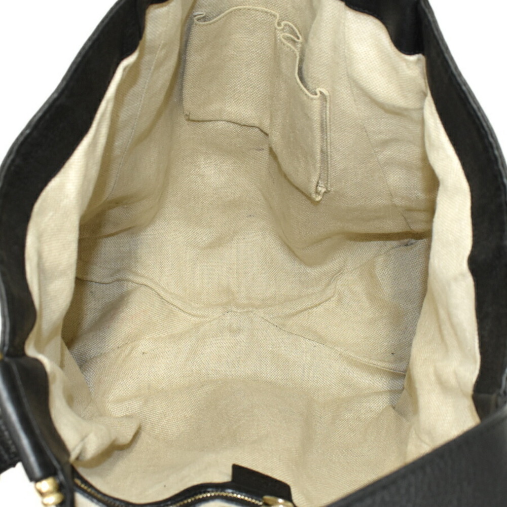 Gucci Shoulder Black Leather Python Bag - image 7